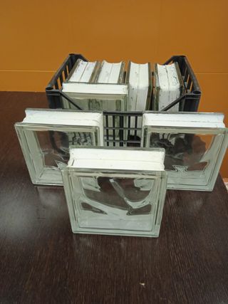 8 Bloques Cristal 19x19cm