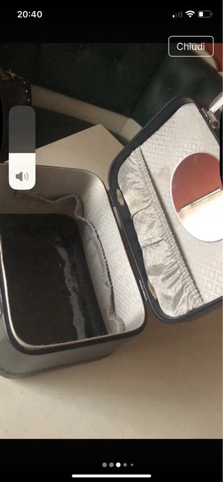 Beauty case vintage nera