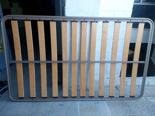 Somier lamas madera ancho 110x 190 cm