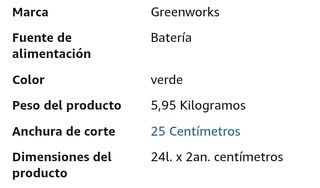 Desbrozadora-Cortadora Greenworks 48V  2-en-1