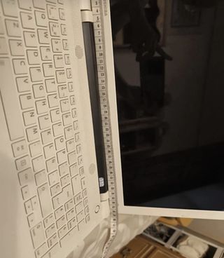 Portátil Toshiba blanco