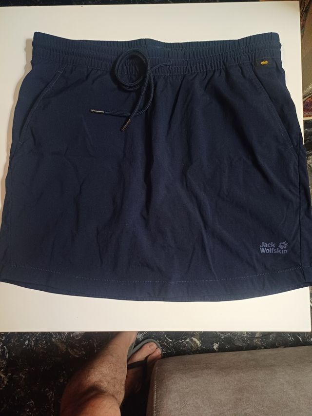Falda patalon Jack Wolfskin trekking azul