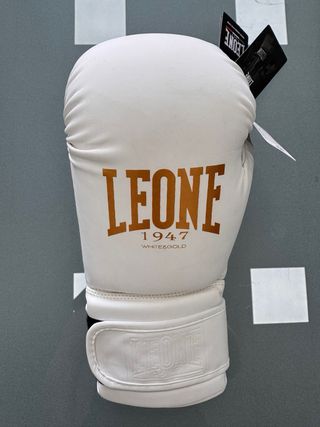 Guantes boxeo Leone 16 oz 1947 blancos