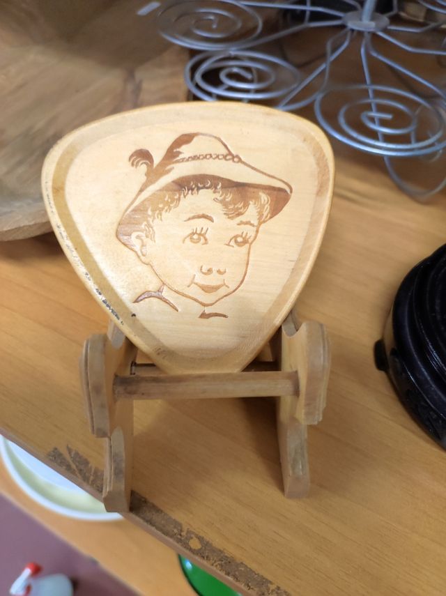 Set Sottobicchieri Legno Vintage