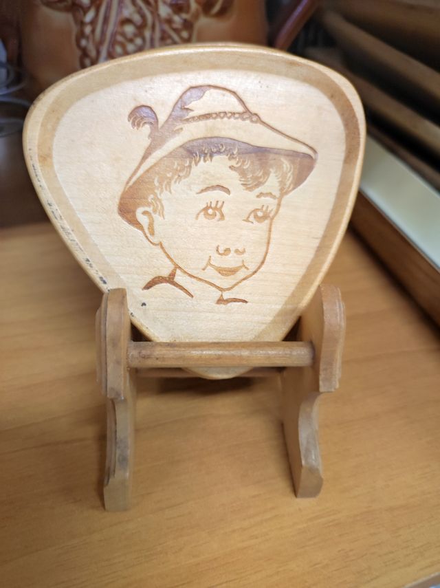 Set Sottobicchieri Legno Vintage