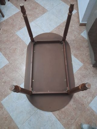 Mesa comedor ovalada madera