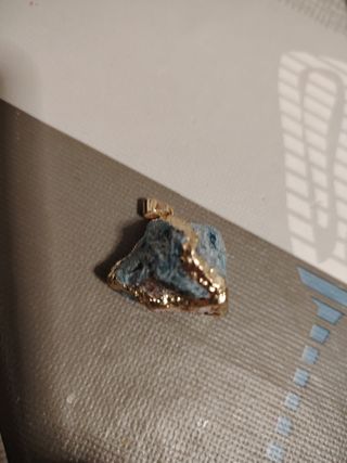 Colgante piedra azul