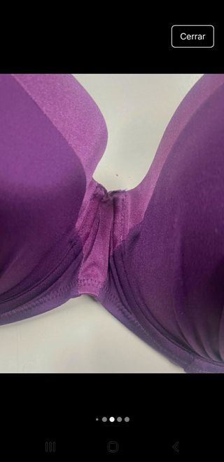 Bikini morado talla 100E con aro