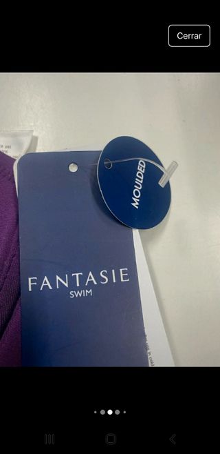 Bikini morado talla 100E con aro