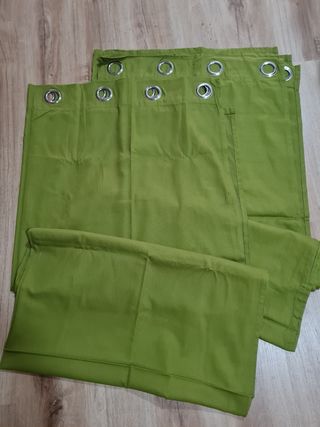 Cortinas Ikea verde oliva