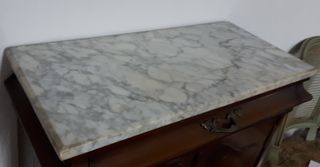 mueble de entrada /mueble TV con mármol 30cm fondo