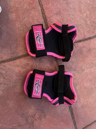 Rodilleras y muñequeras patinaje niña