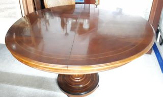 Mesa ovalada extensible 110*130 +39cm