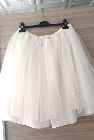 Falda Tul Blanca - Fiesta