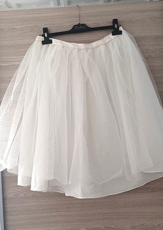 Falda Tul Blanca - Fiesta