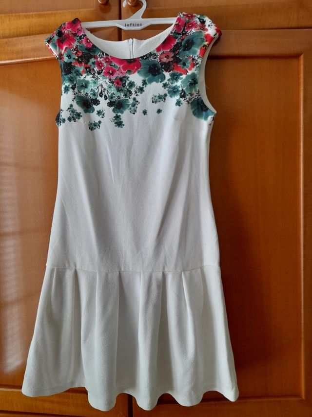Vestido floral blanco verano