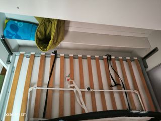 Litera abatible blanca dos camas90cm último precio