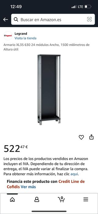 Rack Legrand XL3S