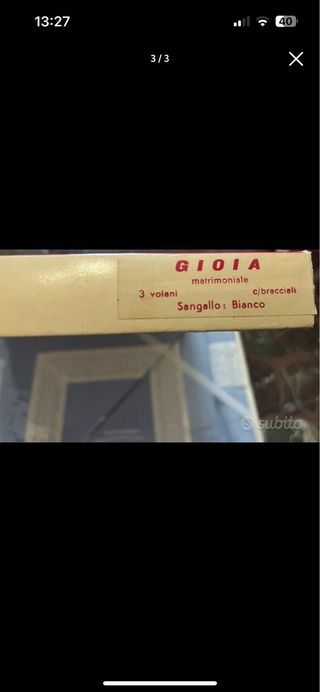 Lenzuola matrimoniali Cantoni vintage