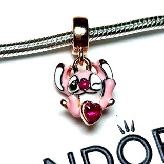 Charm Pandora Ángel Rosa