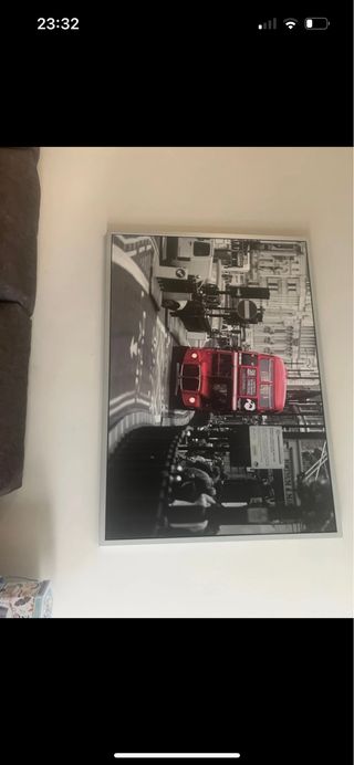 Cuadro Londres Ikea - Bus rojo