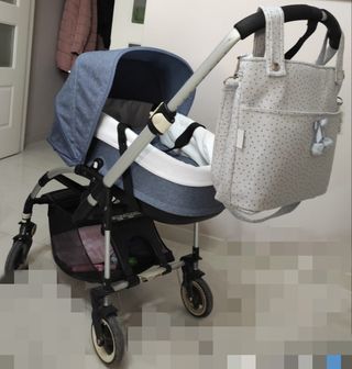 Capazo cochecito Bugaboo bee 3 Azul