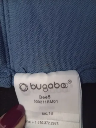 Capazo cochecito Bugaboo bee 3 Azul