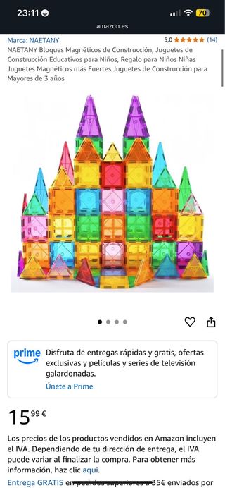 NUEVO Bloques magnéticos