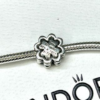 Charm Pandora Trébol Verde Plata