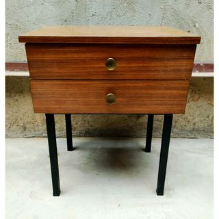 Mesitas noche industrial midcentury