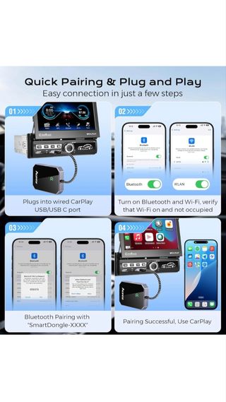Adaptador inalámbrico CarPlay