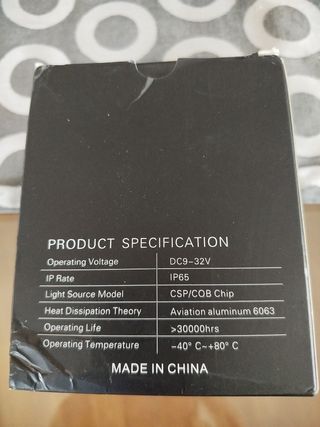 Faros LED H7 Coche - 2 Unidades