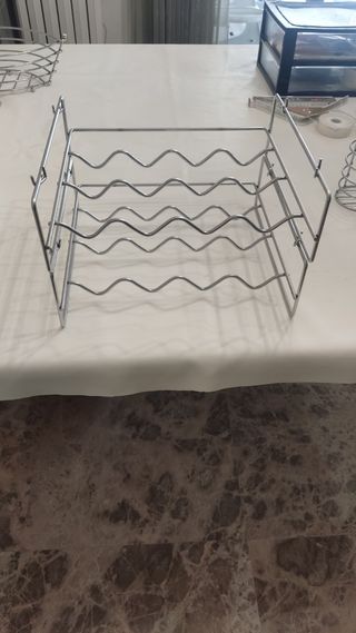 2 Botelleros metálicos