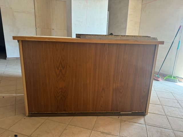 Mostrador madera maciza