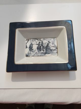 Svuota tasche rettangolare in porcellana