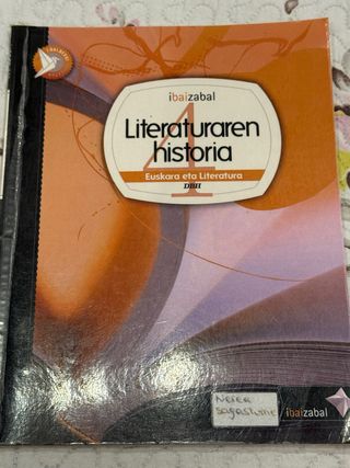 Literaturaren historia Dbh 4, ikaslearen materiala