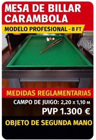 Billar Francés - Carambolas