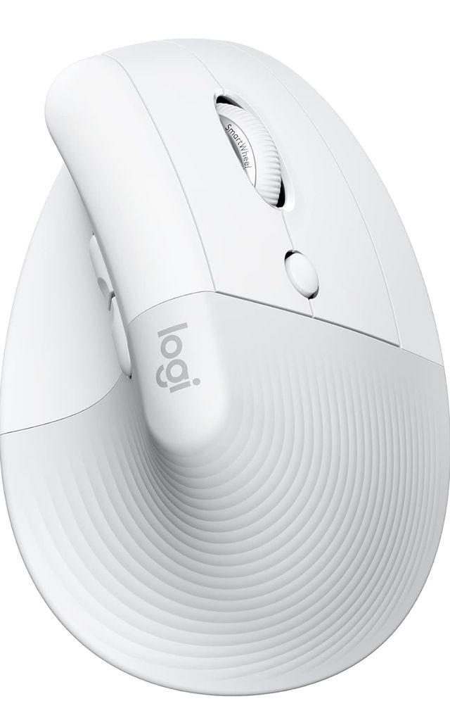 Logitech Lift - Ratón Vertical Blanco