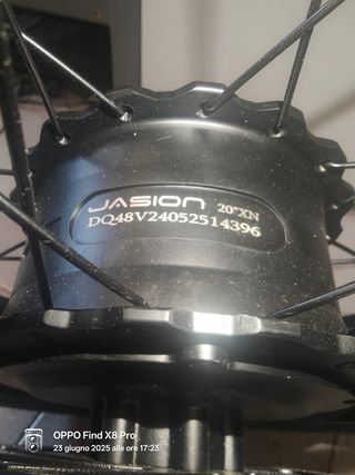 Ruota e-bike 20" Jasion 48V