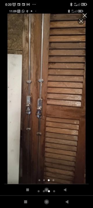 Puertas corredizas madera maciza