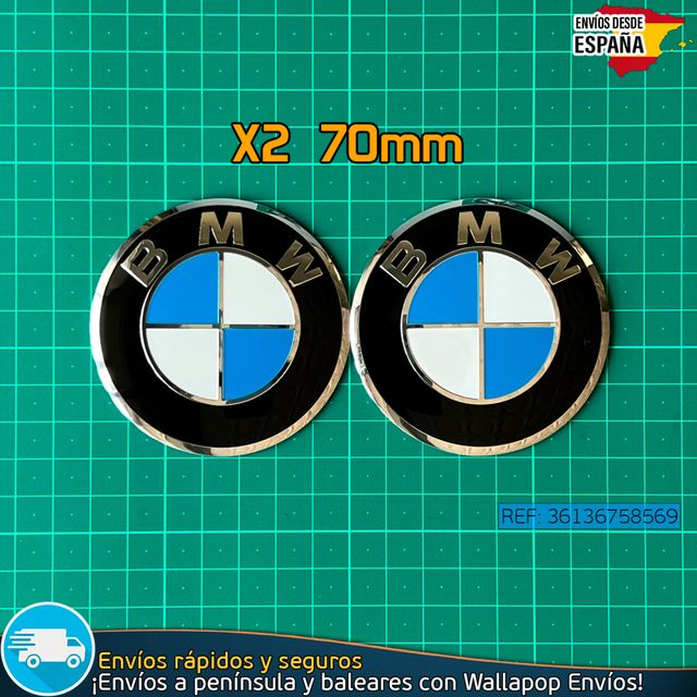 X2 Emblemas BMW 70mm Motos GS GT XR Carenado Baul