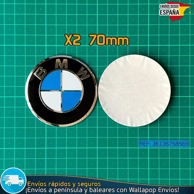 X2 Emblemas BMW 70mm Motos GS GT XR Carenado Baul
