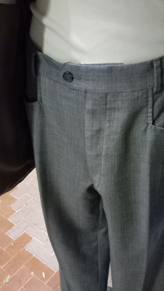 Completo Uomo Grigio Lana Tanzania