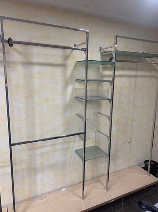 Estanterías tienda ropa - 2 módulos