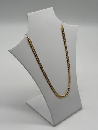 V363 CADENA ESTILO CUBANA ESLABON GRUESO 62 cm