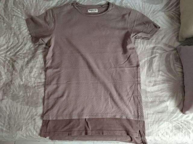 Camiseta morada manga corta 