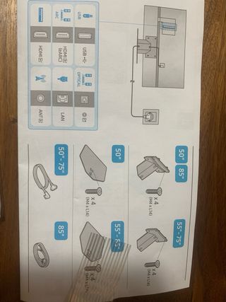 Soporte Peana TV Samsung sin estrenar