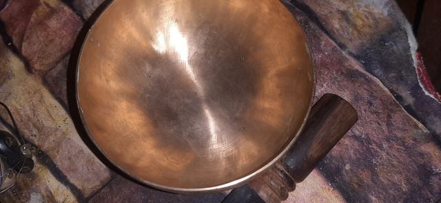 Cuenco Tibetano Bali 18x9cm + Palo