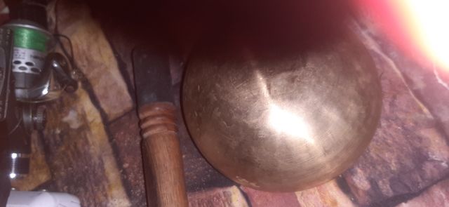 Cuenco Tibetano Bali 18x9cm + Palo