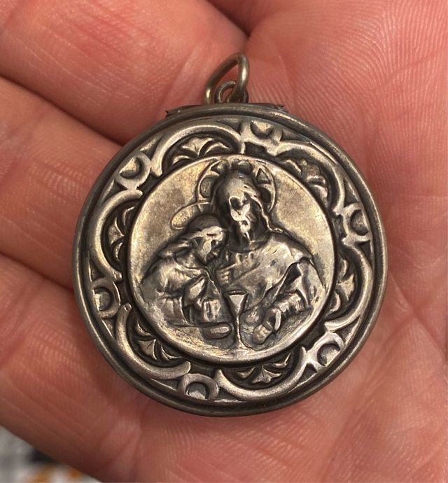 Rosario antico corallo argento